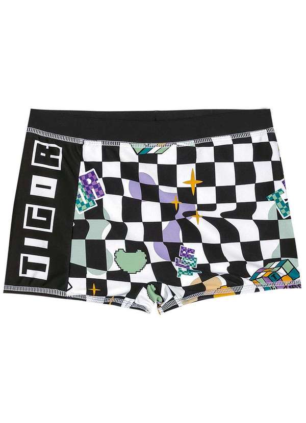 Tigor T Tigre - Sunga Infantil Masculina Tigor Preto