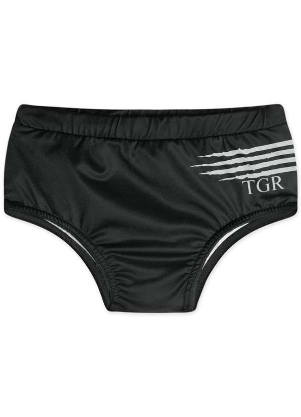 Tigor T Tigre - Sunga Infantil Masculina Tigor Preto