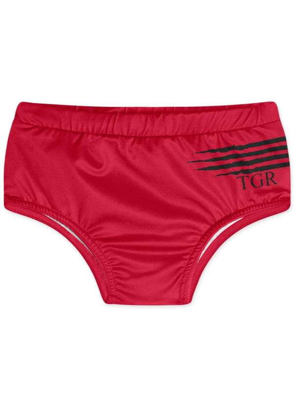 Tigor T Tigre - Sunga Infantil Masculina Tigor Vermelho