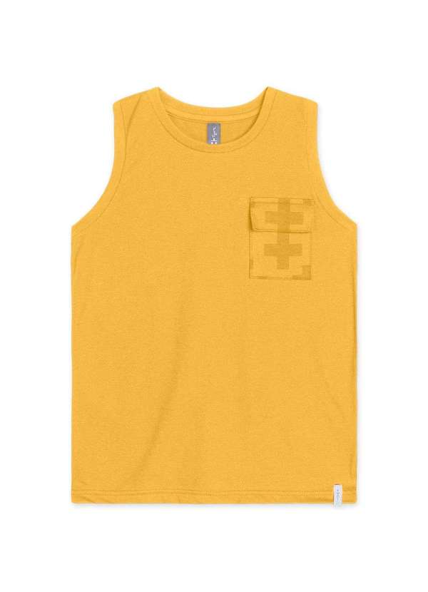 Match - Regata Infantil Menino Match Amarelo