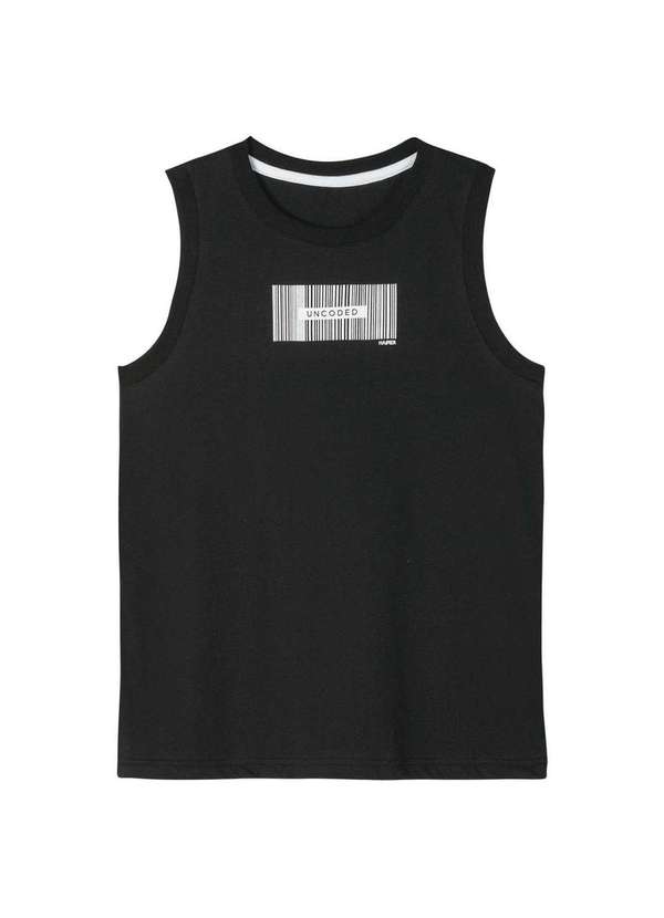 Hapier - Regata Juvenil Masculina Hapier Preto