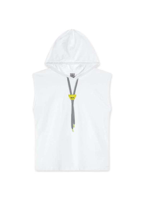 Tigor T Tigre - Regata com Capuz Infantil Masculina Tigor T. Tigre Branco