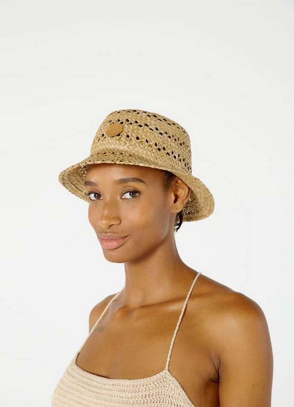 Blueman - Chapeu Bucket Palha Cru