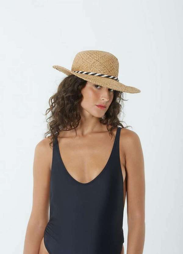 Blueman - Chapeu de Palha Aba Oval Cru