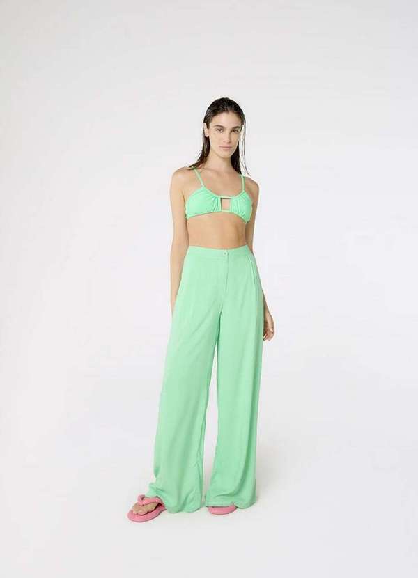 Blueman - Calca Glam Lisa Color Ver23 Verde