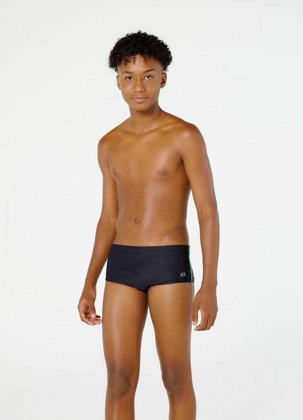 Blueman - Sunga Army Fit Frisos Teen Preto 6