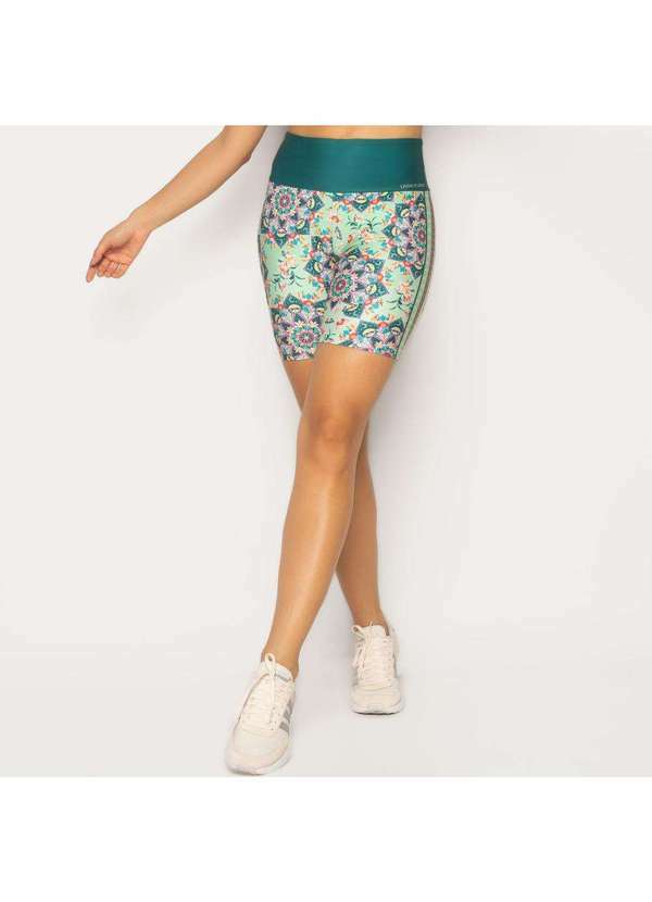 Livre e Leve - Bermuda Sportfit Meia Coxa Plenitude Estampado