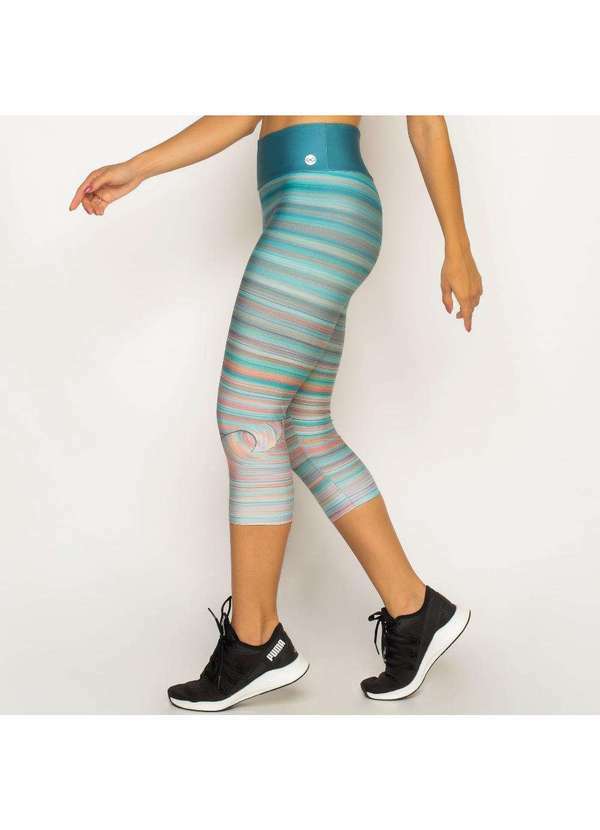 Livre e Leve - Calça Corsário Estampada Maresia Estampado