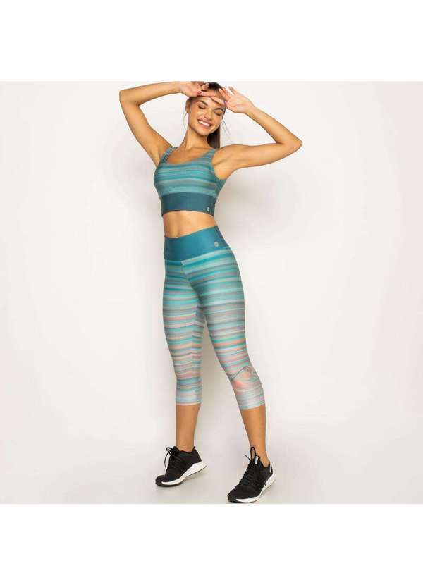 Livre e Leve - Calça Corsário Estampada Maresia Estampado 3