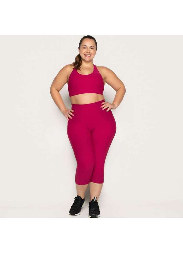 Livre e Leve - Calça Corsário Texturizada Rosa Desejo Rosa 8