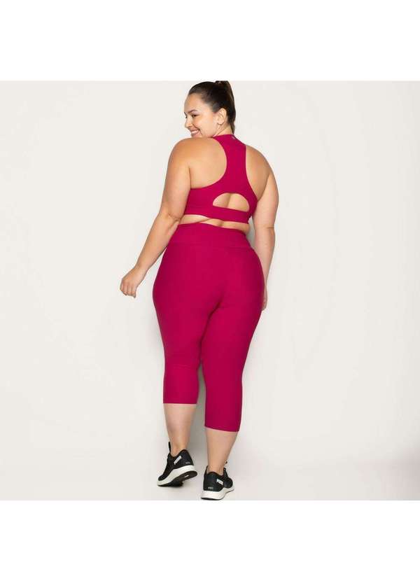 Livre e Leve - Calça Corsário Texturizada Rosa Desejo Rosa 9