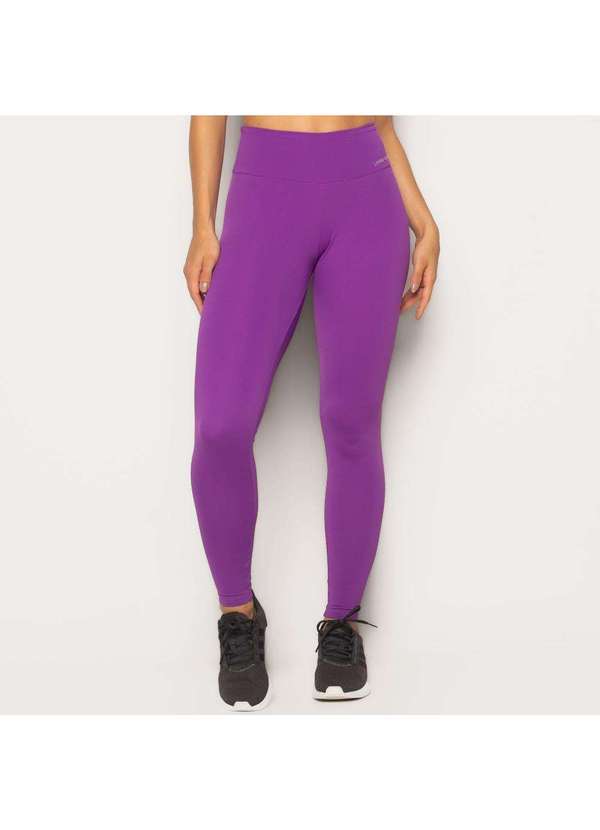 Livre e Leve - Legging Básica de Poliamida Roxo Manacá Roxo
