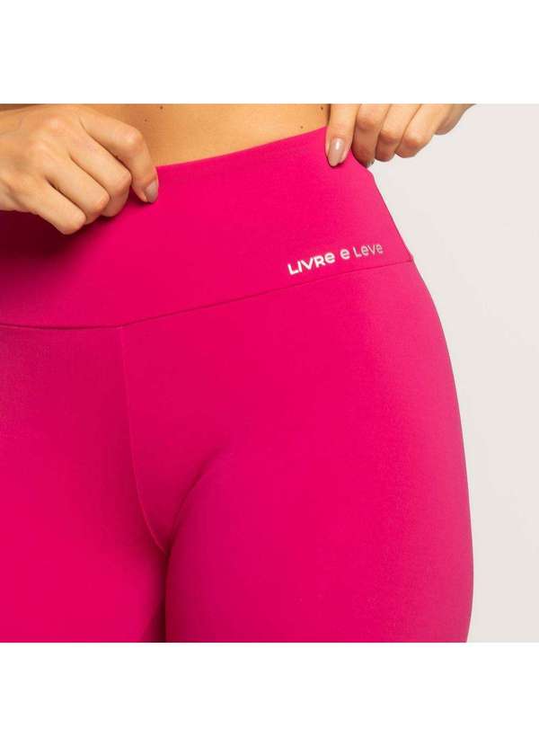 Livre e Leve - Legging Básica de Poliamida Vitamina Rosa 11