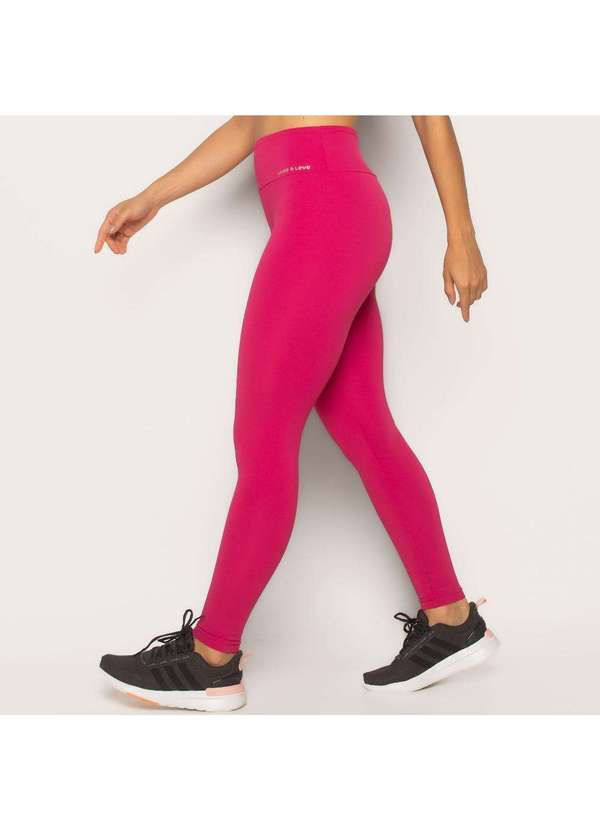 Livre e Leve - Legging Básica de Poliamida Vitamina Rosa 3