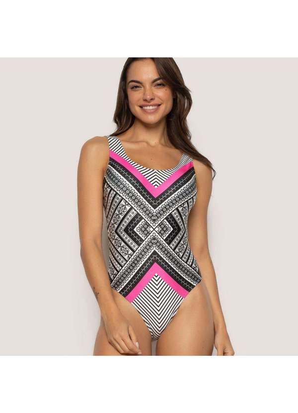 Livre e Leve - Maiô Costas Nuas Expressão Estampado