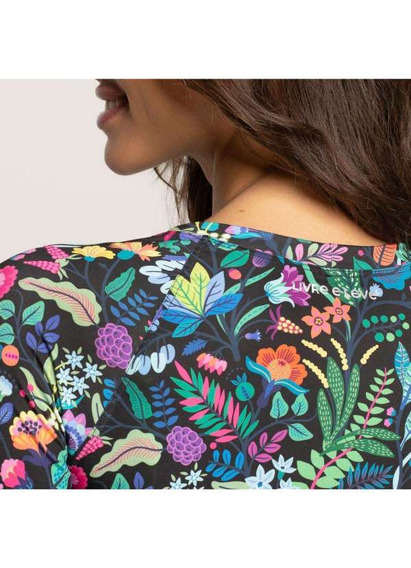 Livre e Leve - Blusa com Proteção Uv Intensidade Estampado 5
