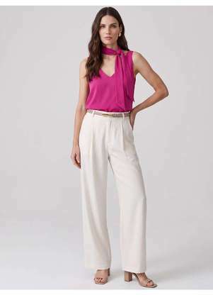 Principessa - Faixa Gravata Dupla em Crepe Rosa Pink Yumi - PRINCIPESSA