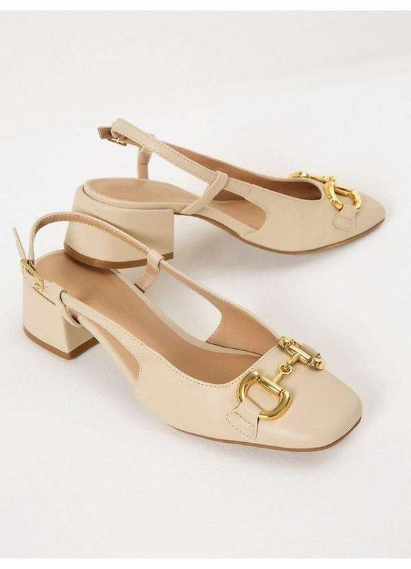 Principessa - Scarpin Slingback Aveia Odelina