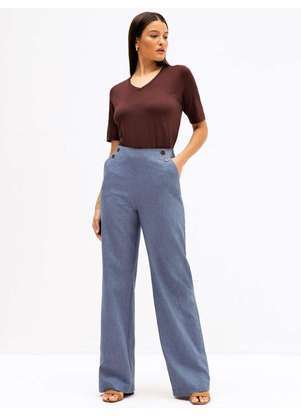 Principessa - Blusa de Malha Cotton Marrom Diandra - PRINCIPESSA