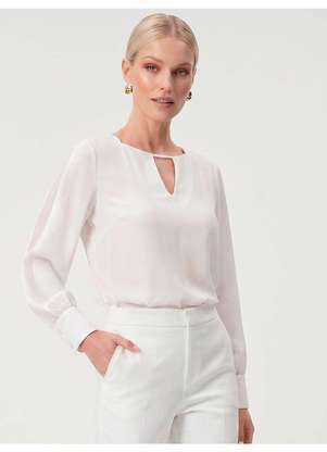 Principessa - Blusa Manga Longa Off White Carin - PRINCIPESSA