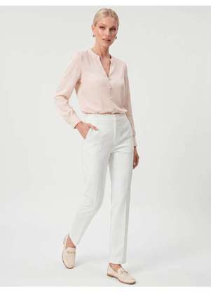 Principessa - Blusa Manga Longa em Crepe Aveia Adriana - PRINCIPESSA