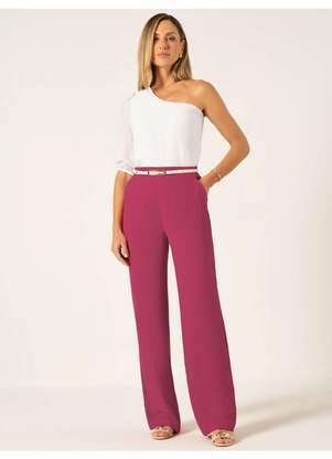 Principessa - Blusa Manga de um Ombro Só Off White Luceli - PRINCIPESSA