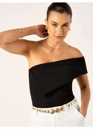 Principessa - Blusa Ombro Só Preta Luandra - PRINCIPESSA