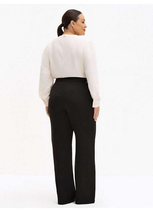 Principessa - Blusa Manga Longa em Crepe Aveia Conceição 4