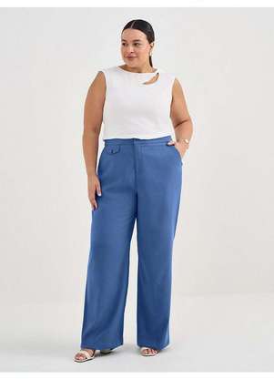 Principessa - Blusa sem Manga de Crepe Plus Size Off White Ione - PRINCIPESSA