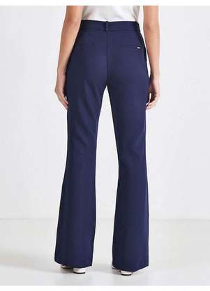 Principessa - Calça Flare de Alfaiataria Marinho Vaniria - PRINCIPESSA