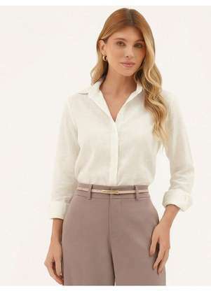 Principessa - Camisa de Linho Off White Maya - PRINCIPESSA