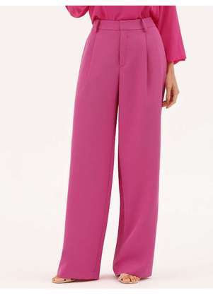 Principessa - Calça Alfaiataria Wide Leg Framboesa Cassandra - PRINCIPESSA