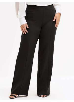 Principessa - Calça Alfaiataria Wide Leg Plus Size Preto Samilia - PRINCIPESSA