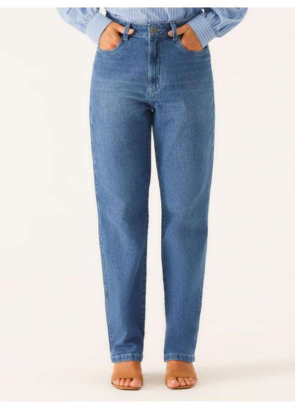 Principessa - Calça Jeans Reta Regular Azul Médio Vivara 2