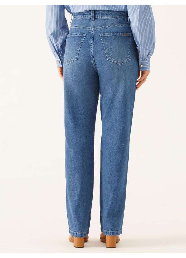 Principessa - Calça Jeans Reta Regular Azul Médio Vivara 7