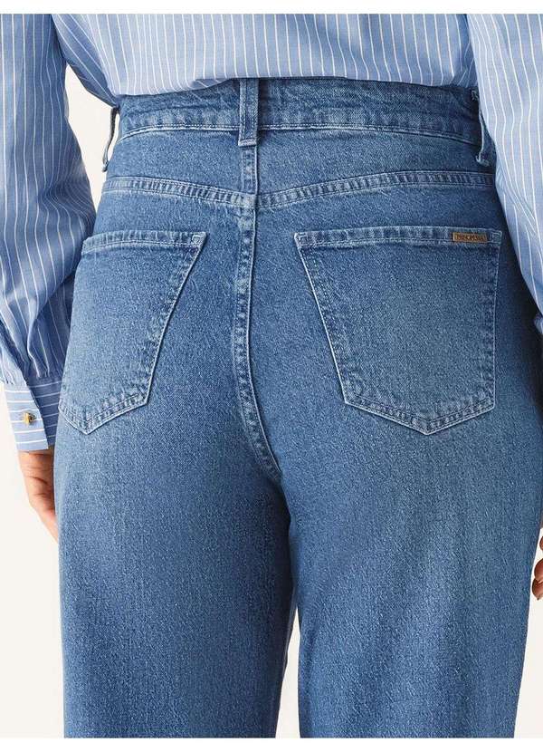 Principessa - Calça Jeans Reta Regular Azul Médio Vivara 8