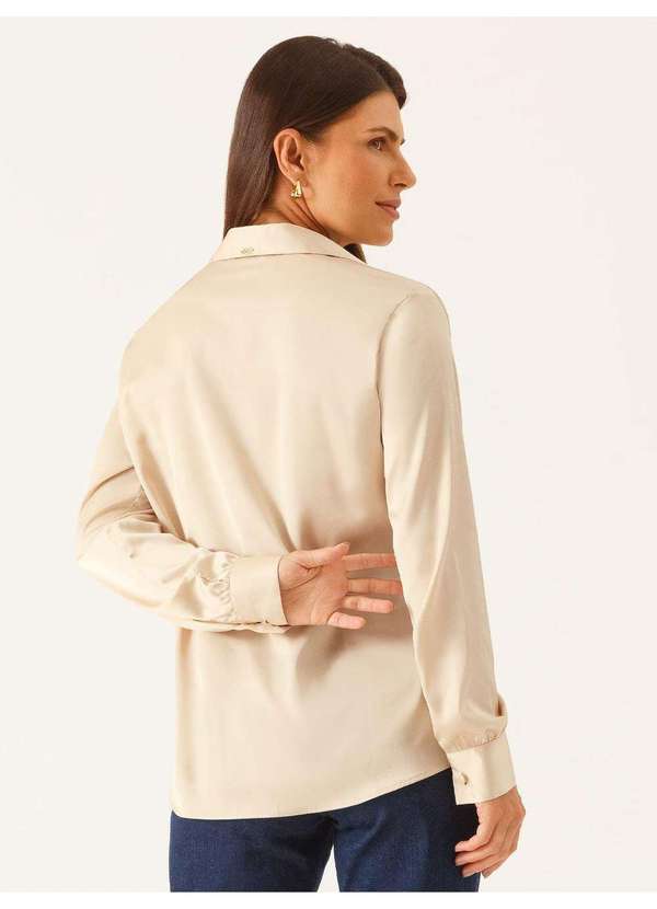 Principessa - Camisa Manga Longa Super Comfy Champagne Váleri 6