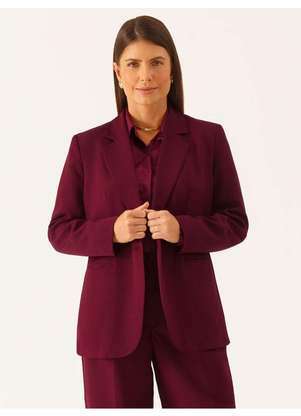 Principessa - Blazer Alfaiataria Intermediario Vinho Janelle - PRINCIPESSA