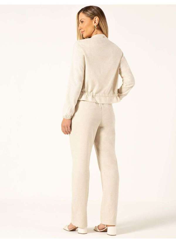 Principessa - Casaqueto de Alfaiataria em Linho Natural Malvina 7