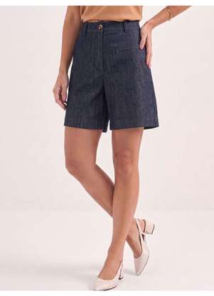Principessa - Bermuda Alfaiataria Premium Jeans Emeliê - PRINCIPESSA