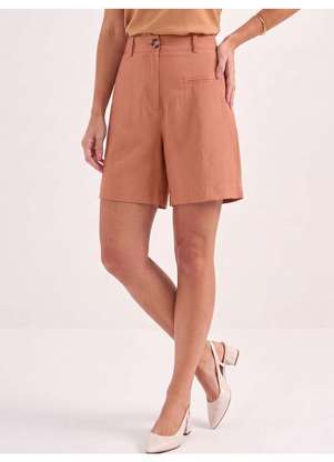 Principessa - Bermuda Alfaiataria Premium Nude Rosê Emeliê - PRINCIPESSA