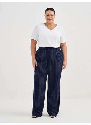Principessa - Blusa de Manga Curta Plus Size Off White Idra - PRINCIPESSA