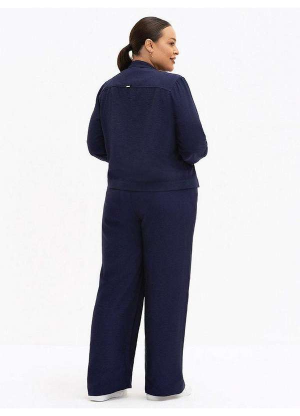 Principessa - Casaqueto de Alfaiataria em Viscose Marinho Marcelia 4