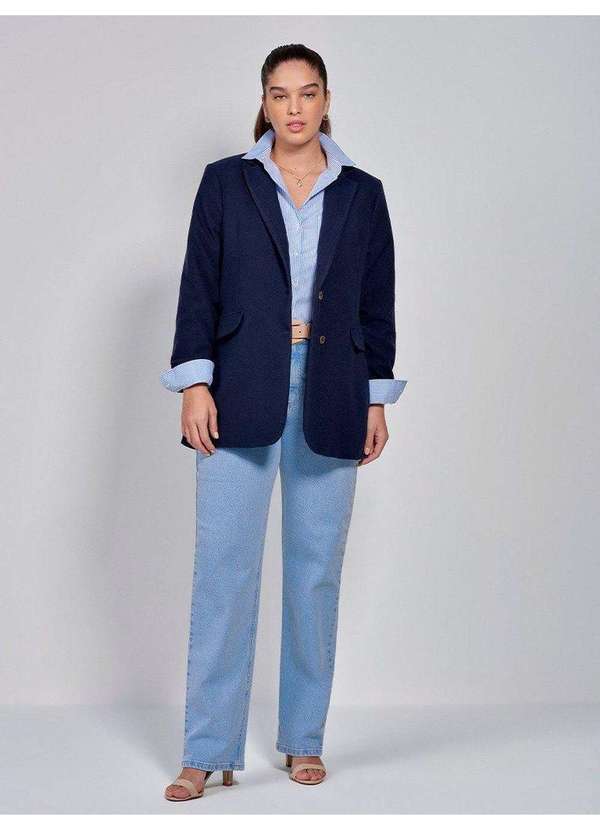 Principessa - Camisa Oversized Listrada Plus Size Alessia 5