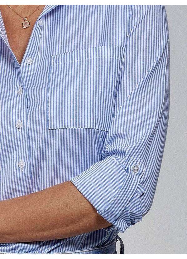 Principessa - Camisa Oversized Listrada Plus Size Alessia 6