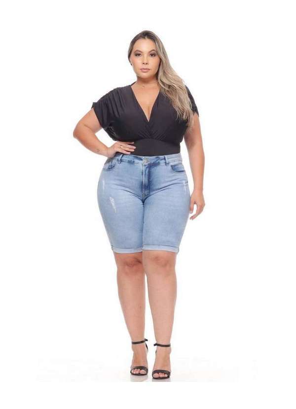 Fact Jeans - Bermuda Cós Alto 40 Ao 52 Fact Jeans 5766 Jeans