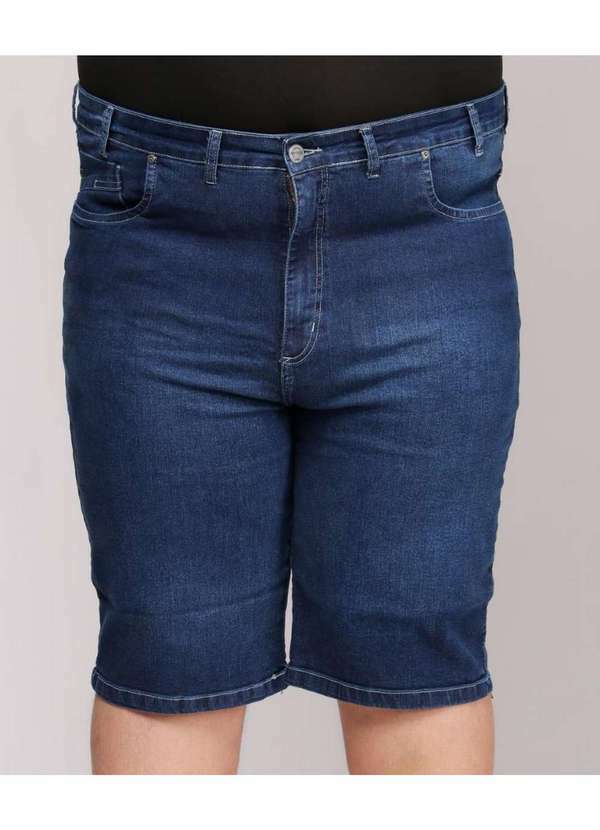 Shyros - Bermuda Oversized Jeans Masculina 58 Ao 66 Shyros 37326 Azul