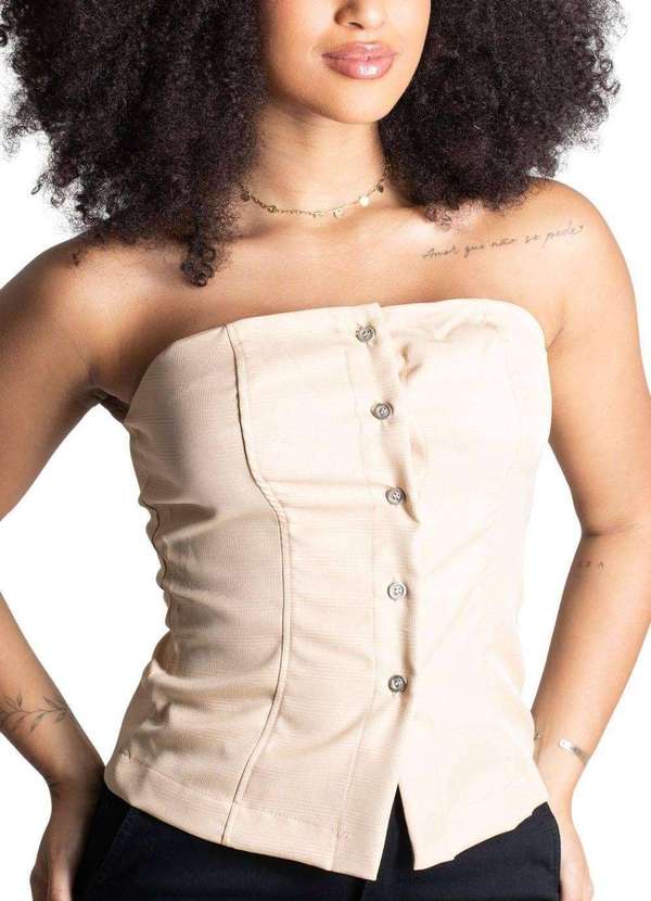 Sawary - Colete Sawary Alfaiataria - 277545 Bege