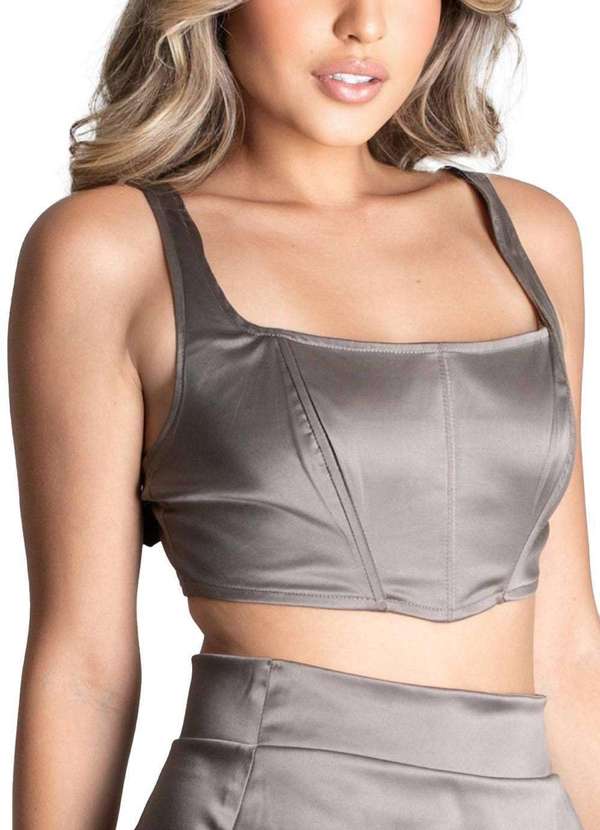 Sawary - Cropped Sawary Lua Verde