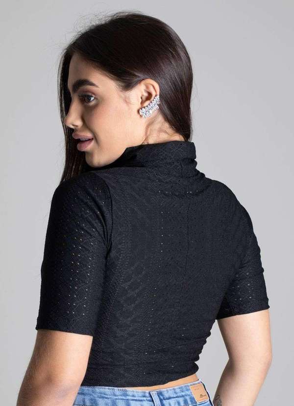 Sawary - Cropped Sawary Preto - 277336 Preto 3